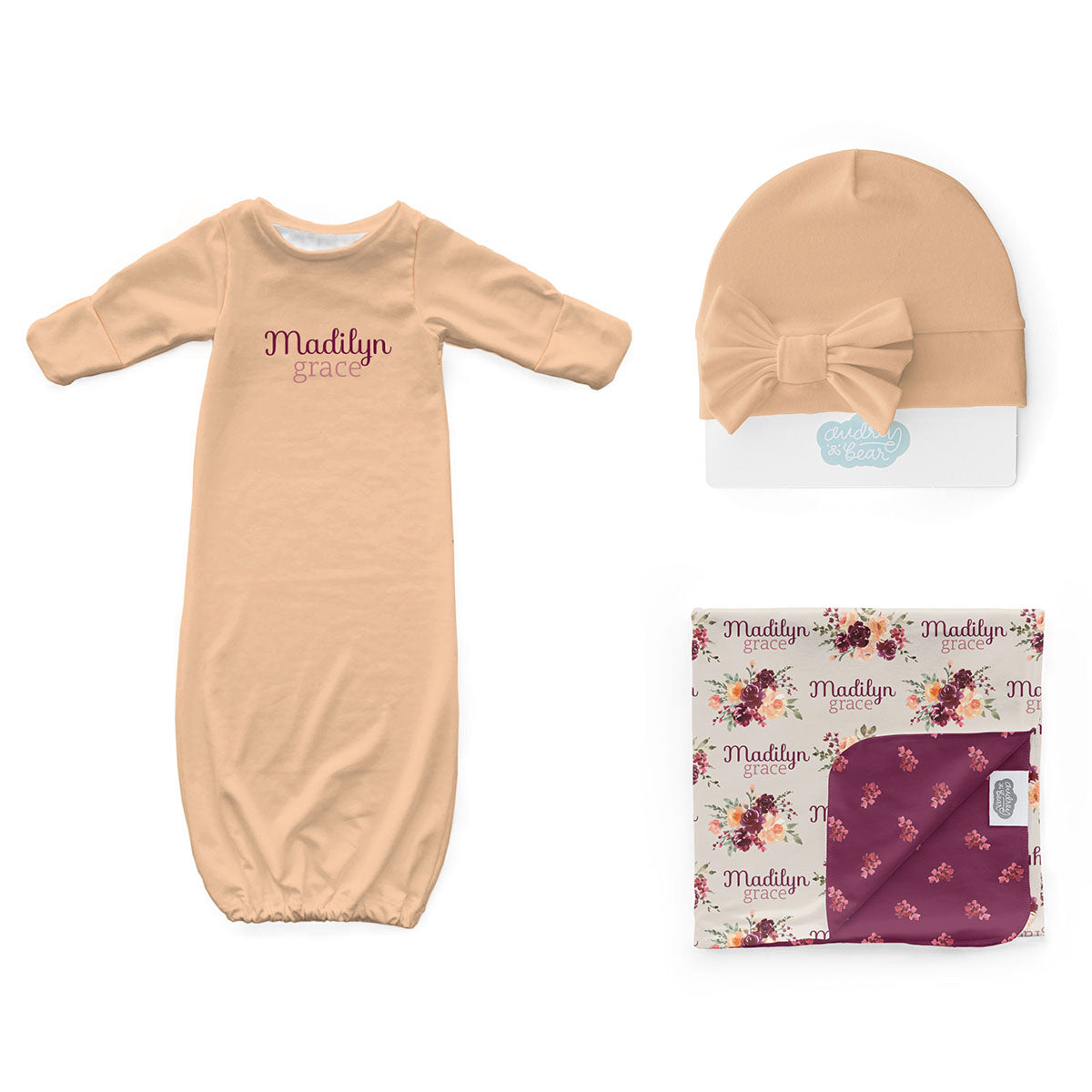 Personalized Newborn Bundle | Harvest Floral