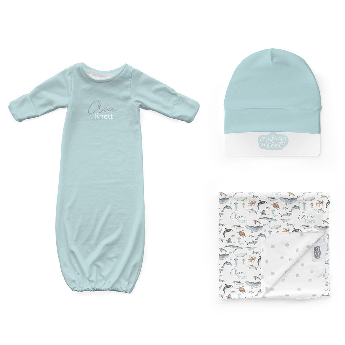 Personalized Newborn Bundle | Ocean Explorer