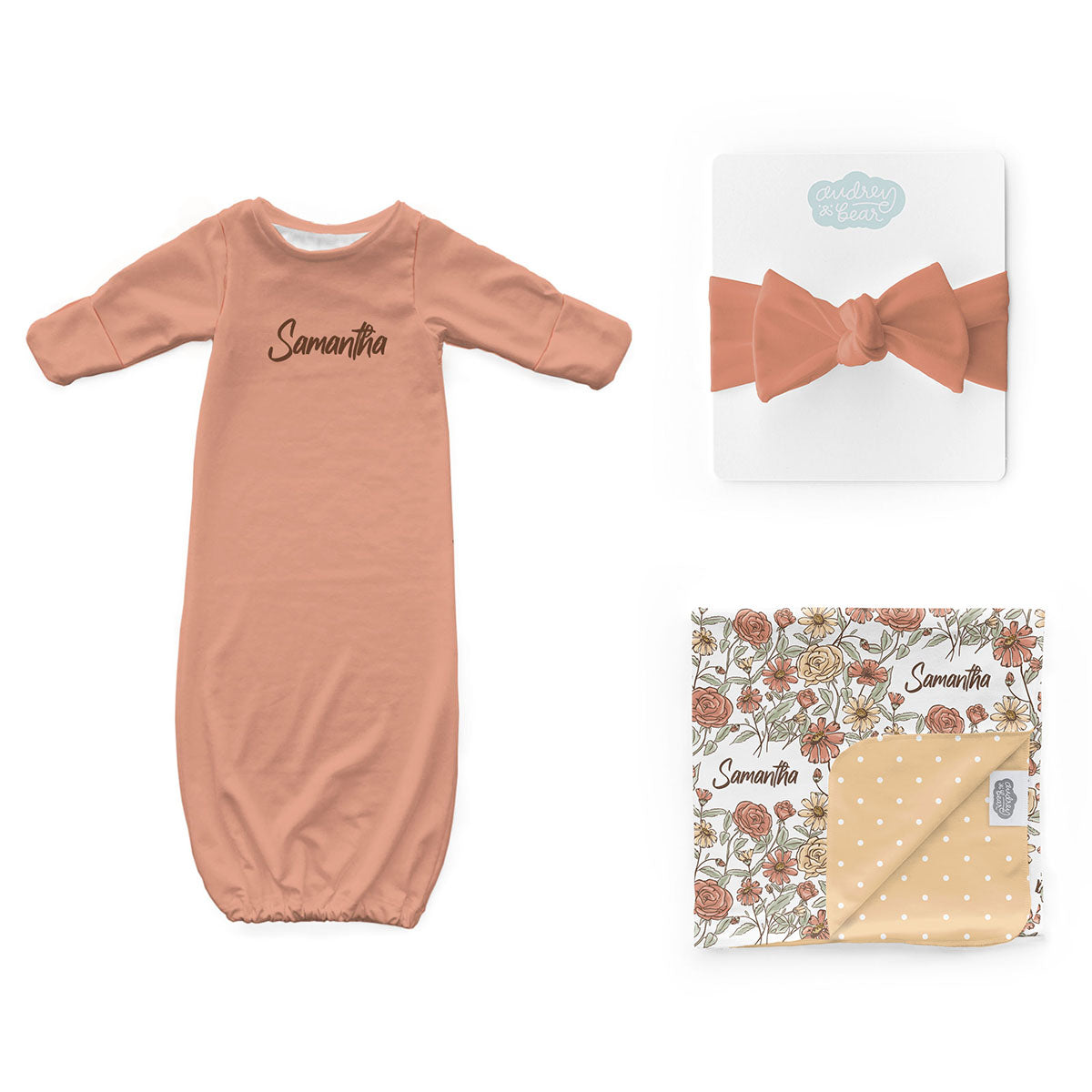 Personalized Newborn Bundle | Secret Garden
