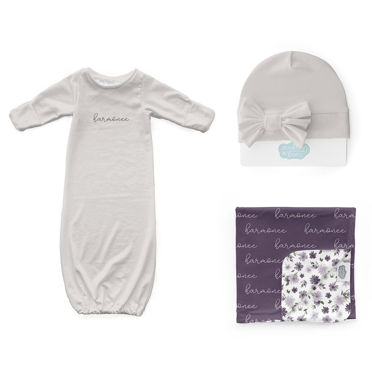 Personalized Newborn Bundle | Whispering Wisteria