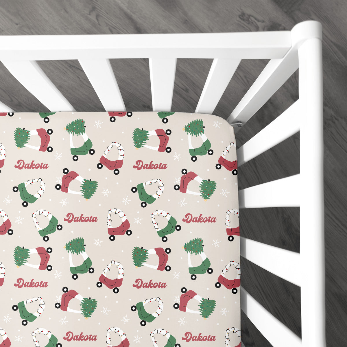 Personalized Crib Sheet | Cozy Coupes