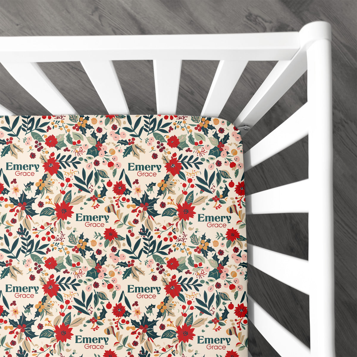 Personalized Crib Sheet | Seasonal Serenity
