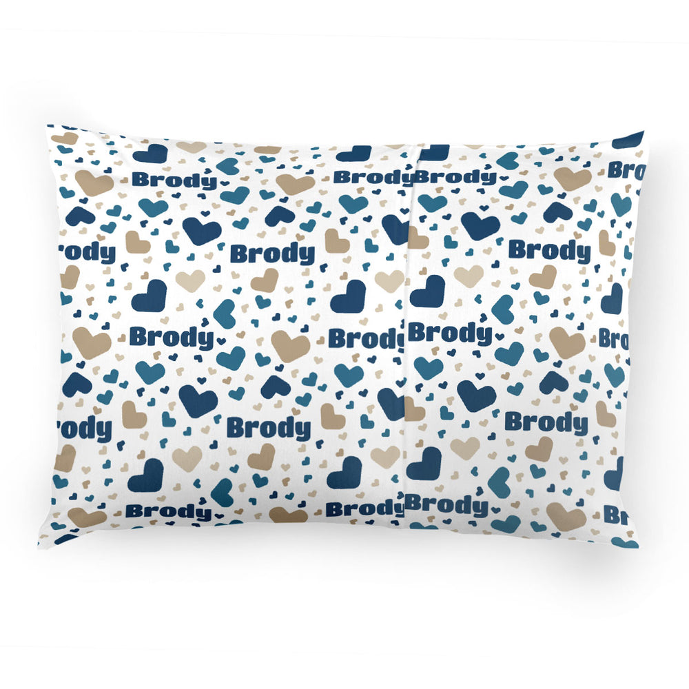 Personalized Pillow Case | Bursting Hearts