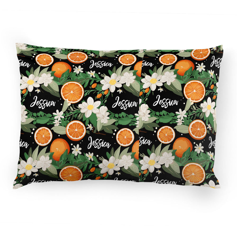 Personalized Pillow Case | Citrus Blossom