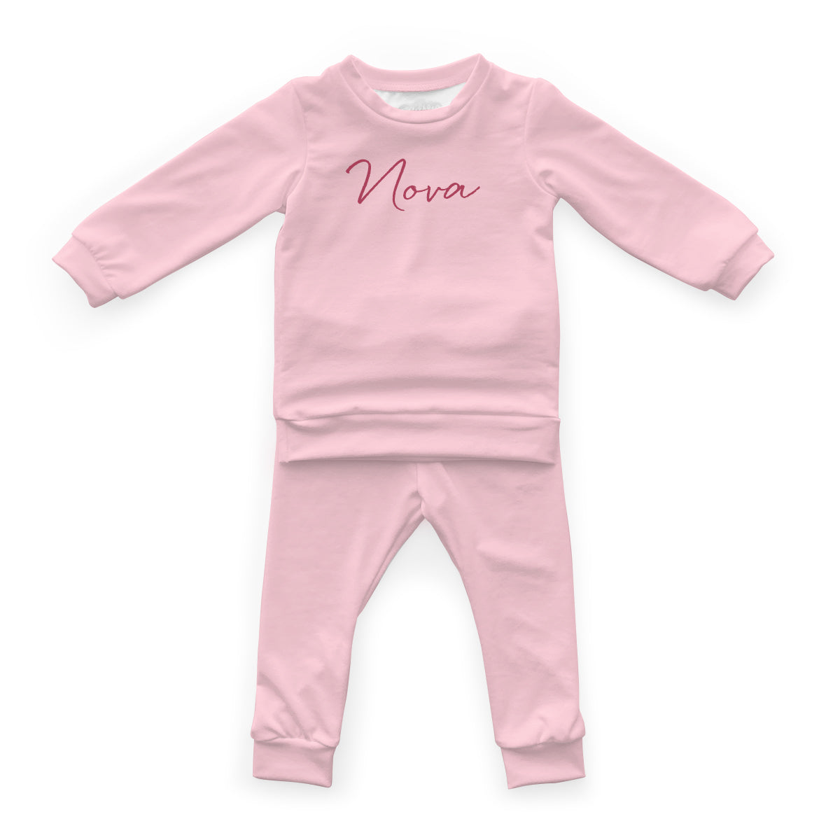 Personalized Cloudwear {Baby Loungewear} | Pinks