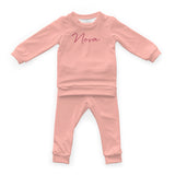 Personalized Cloudwear {Kid Loungewear} | Pinks