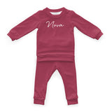 Personalized Cloudwear {Kid Loungewear} | Pinks