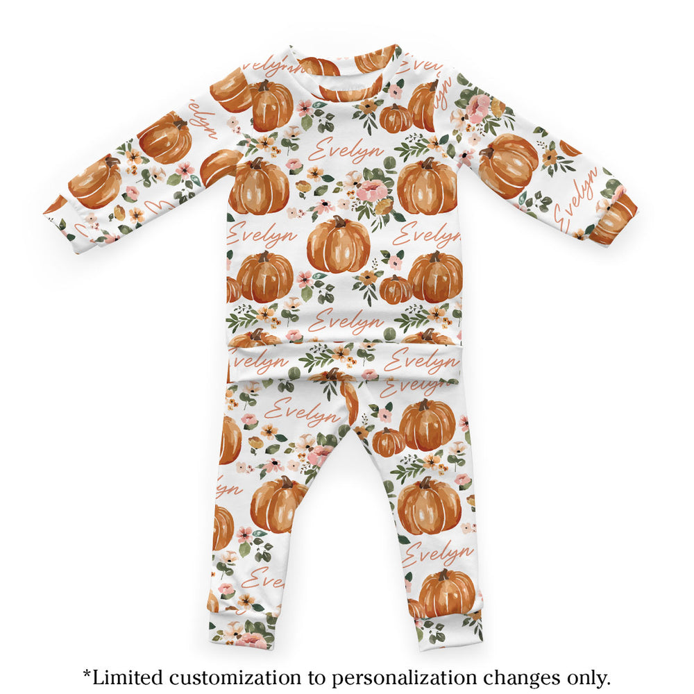 Personalized Cloudwear {Baby + Kid Loungewear} | Autumn Floral (Cate & Rainn Design)
