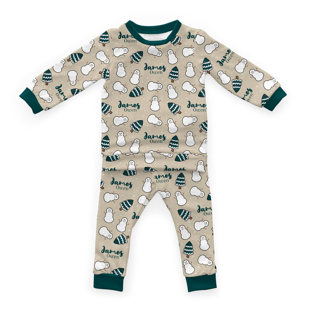 Personalized Cloudwear {Baby + Kid Loungewear} | Evergreen Frost