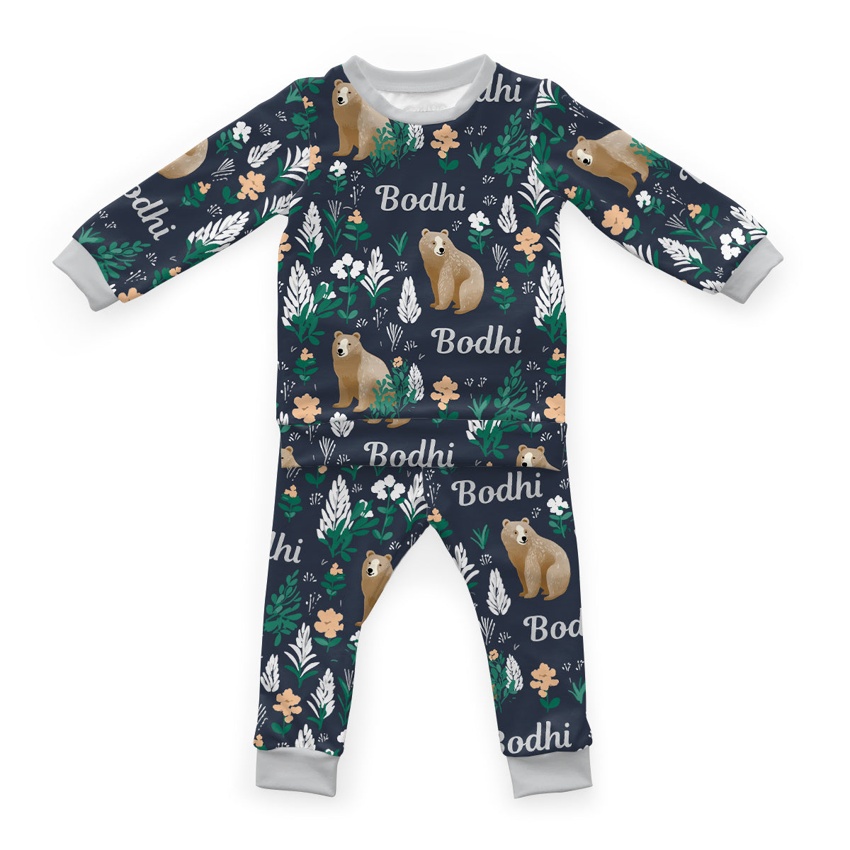 Personalized Cloudwear {Baby + Kid Loungewear} | Forest Blues
