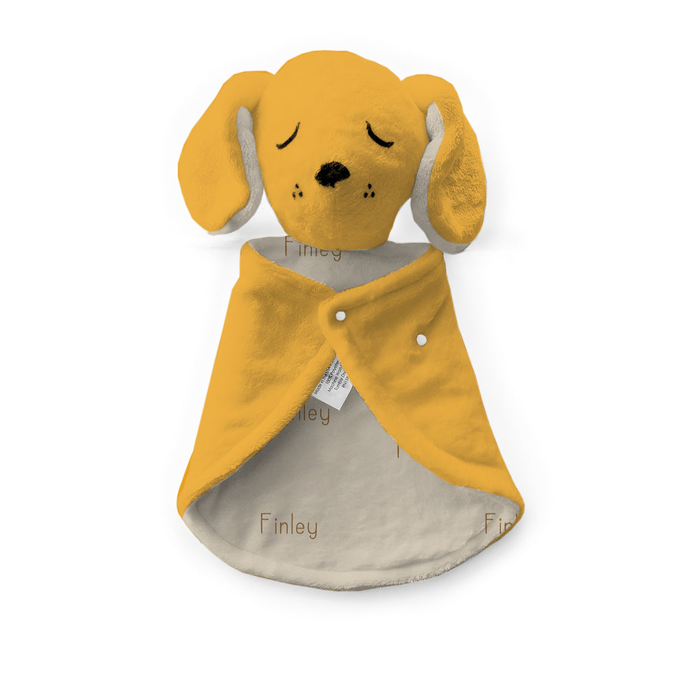 Personalized Puppy Lovey | Golden Hues