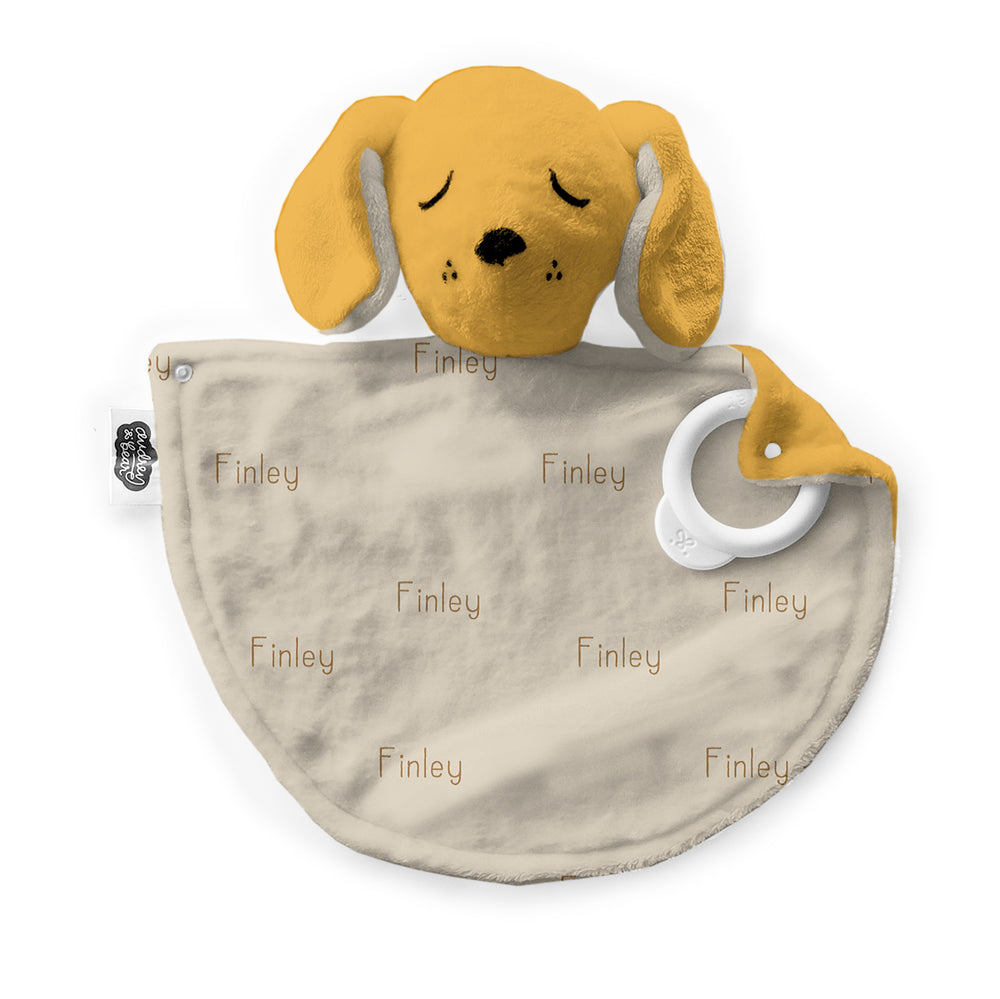 Personalized Puppy Lovey | Golden Hues