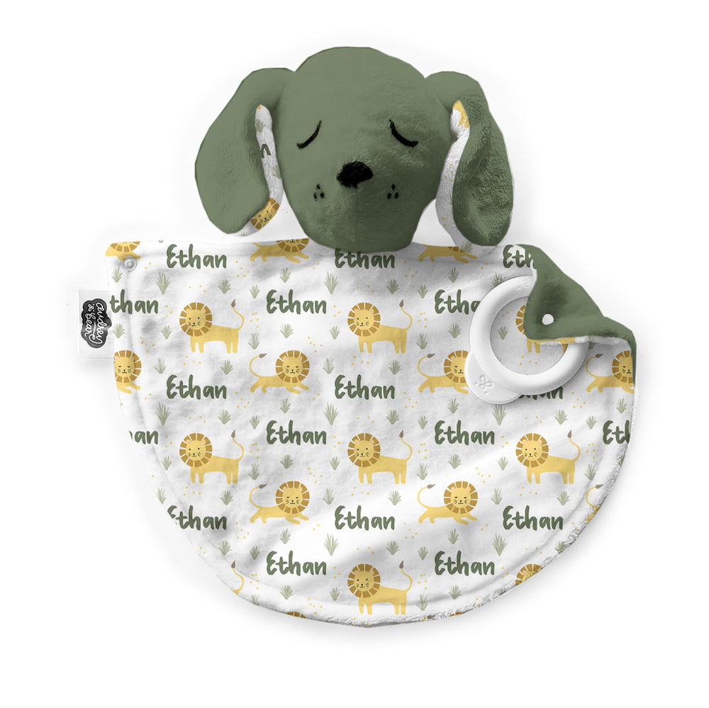 Personalized Puppy Lovey | Lion Lullabies