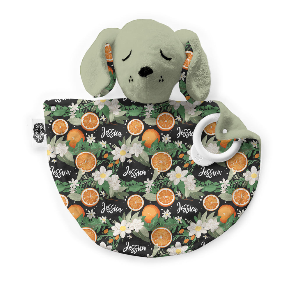 Personalized Puppy Lovey | Citrus Blossom