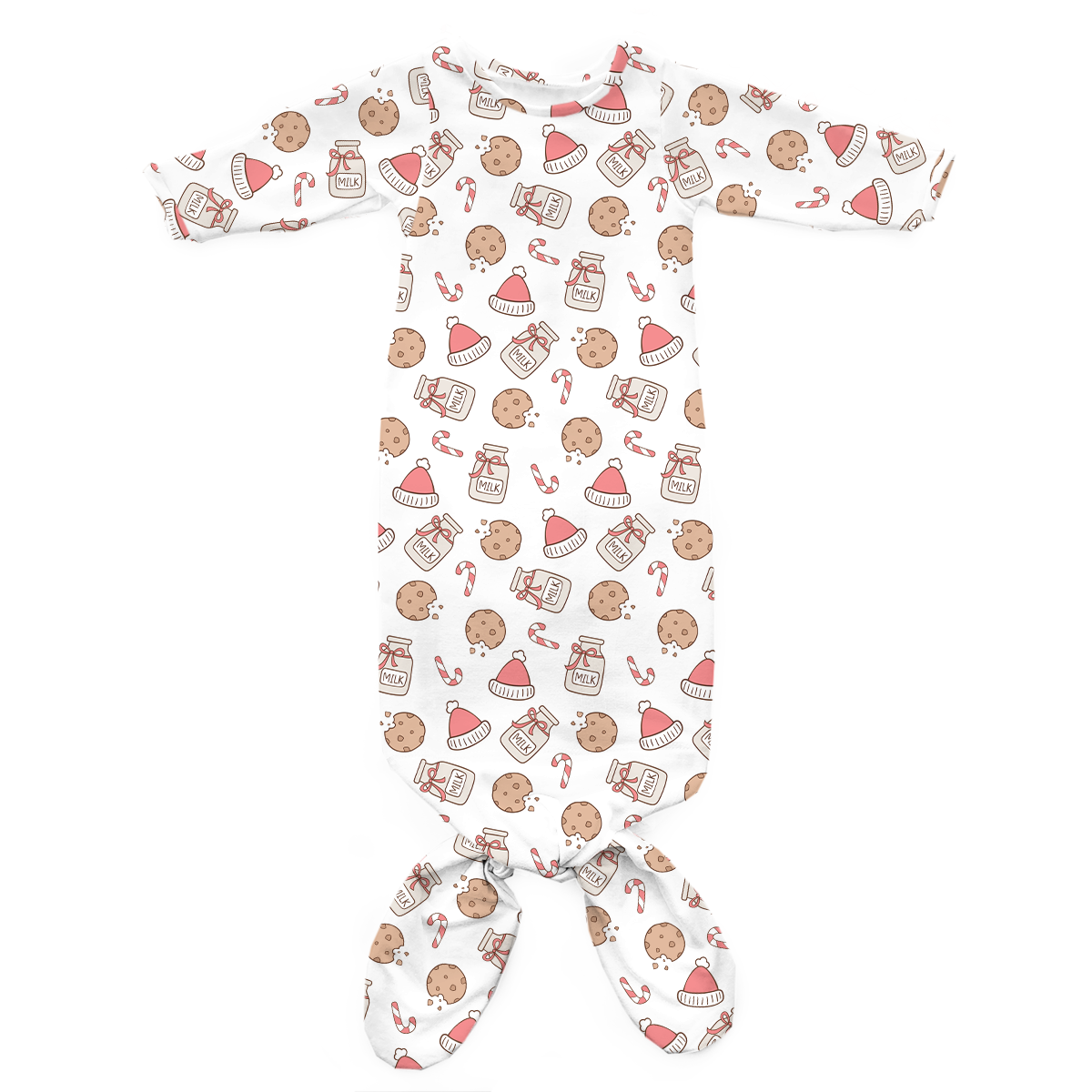 Newborn Gown | Santa's cookies