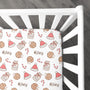 Personalized Crib Sheet | Santa's cookies