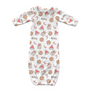 Personalized Newborn Gown | Santa's cookies