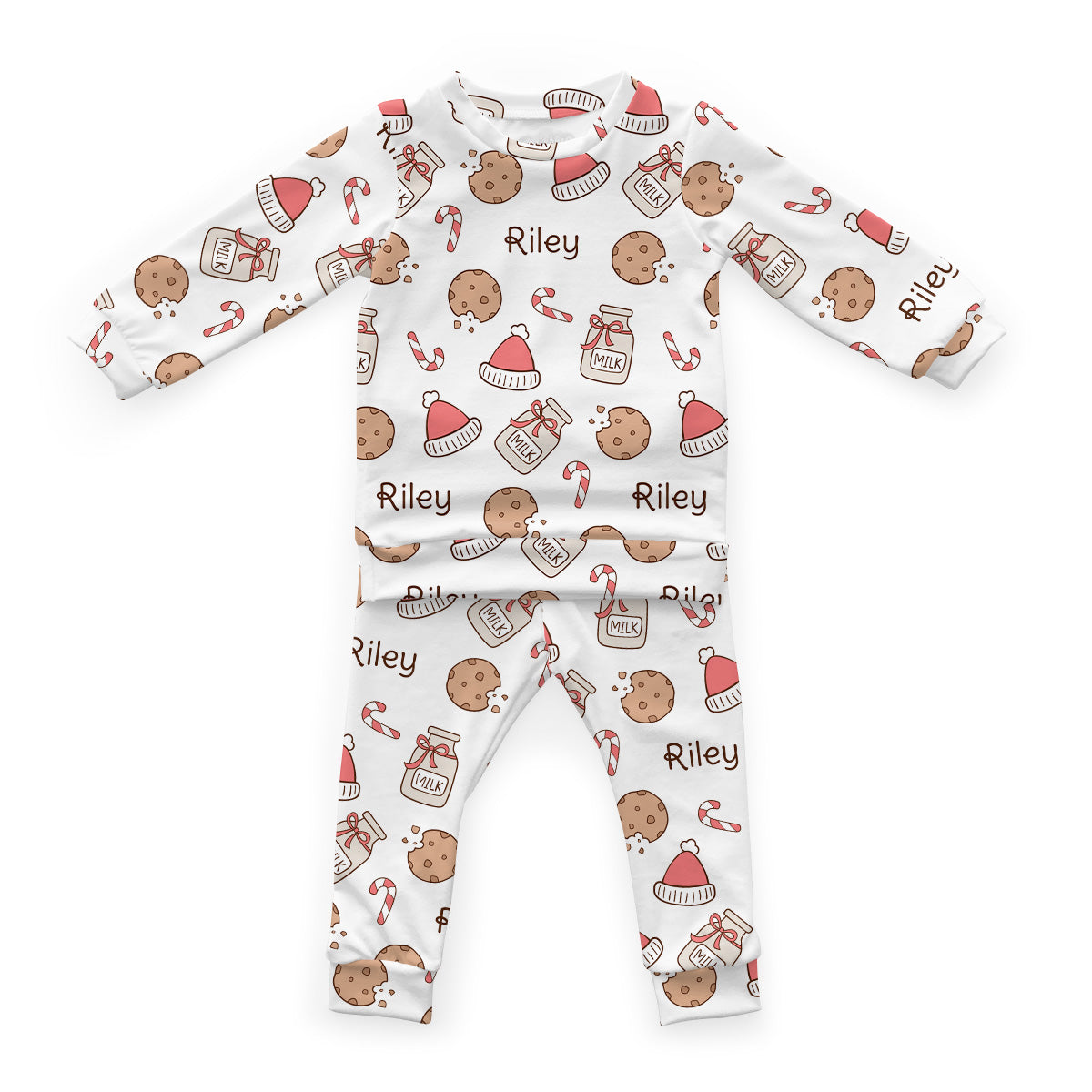 Personalized Cloudwear {Baby + Kid Loungewear} | Santa's Cookies
