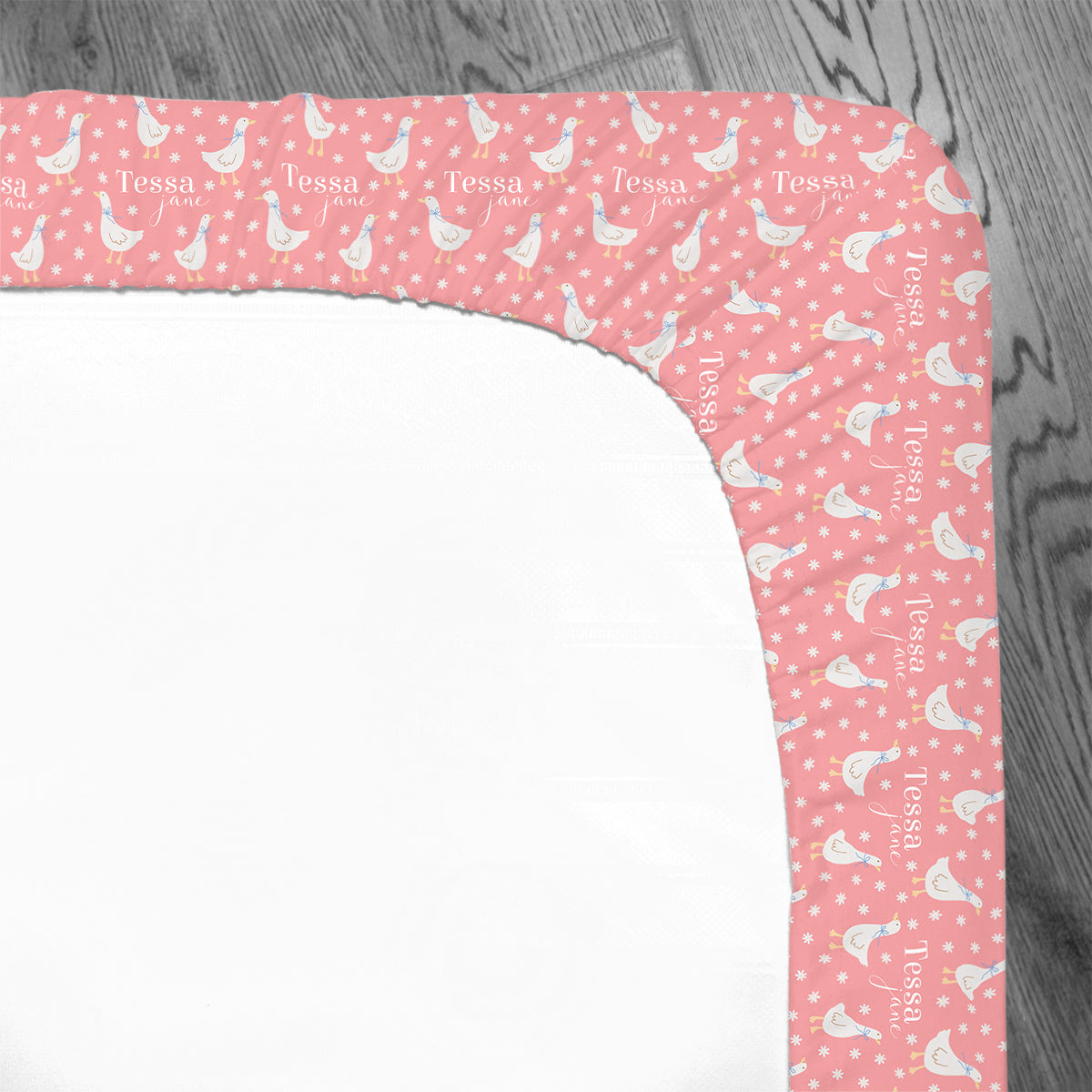 Personalized Crib Sheet | Silly Goose