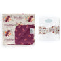 Personalized Swaddle & Hat Set | Harvest Floral