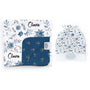 Personalized Swaddle & Hat Set | Winter Whispers