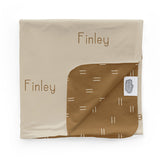 Personalized Swaddle Blanket | Golden Hues