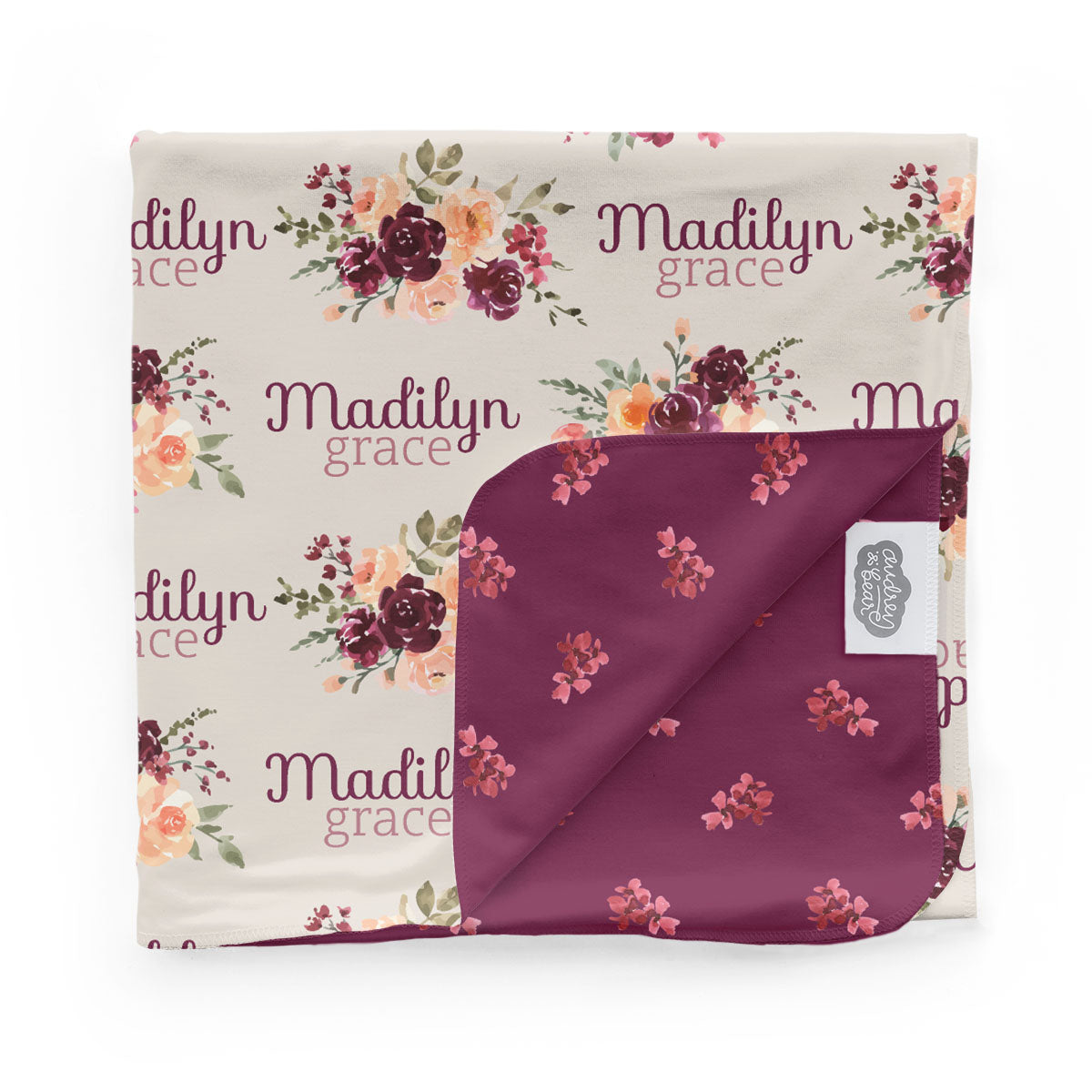 Personalized Swaddle Blanket | Harvest Floral