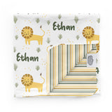 Personalized Swaddle Blanket | Lion Lullabies