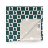 Swaddle Blanket | Christmas Tree Check