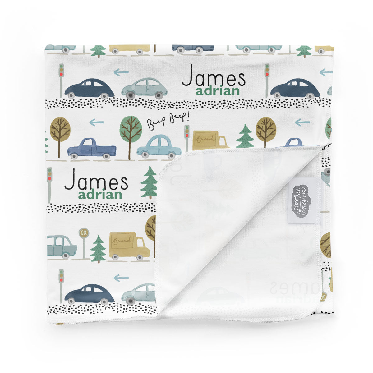 Personalized Swaddle Blanket | City Slicker
