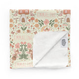 Personalized Swaddle Blanket | Fairyland Garden