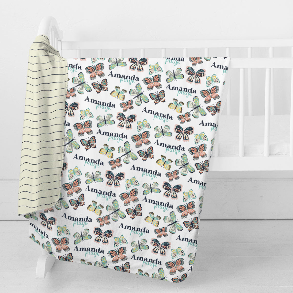 Personalized Swaddle Blanket | Flutters