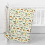 Personalized Swaddle Blanket | Jungle Safari