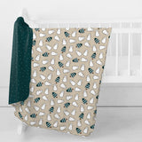 Swaddle Blanket | Evergreen Frost