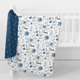 Personalized Swaddle Blanket | Winter Whispers