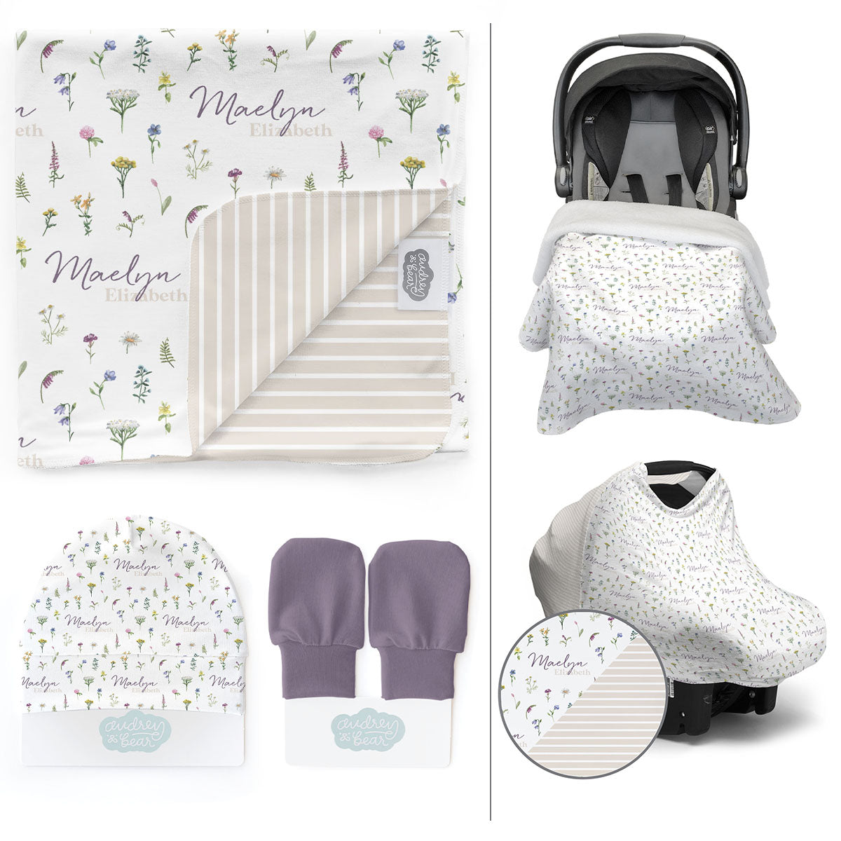 Personalized  Take Me Home Bundle | Meadow Floral