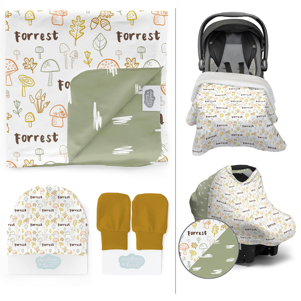 Personalized Take Me Home Bundle | Mushroom Doodles