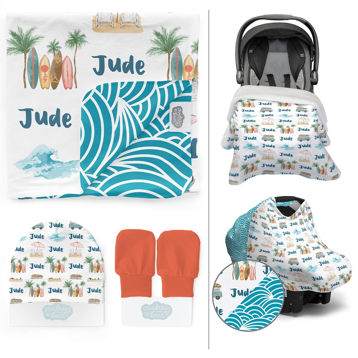 Wave Rider Bundle Personalized Take Me Home Bundle | Wave Rider – Audrey & Bear