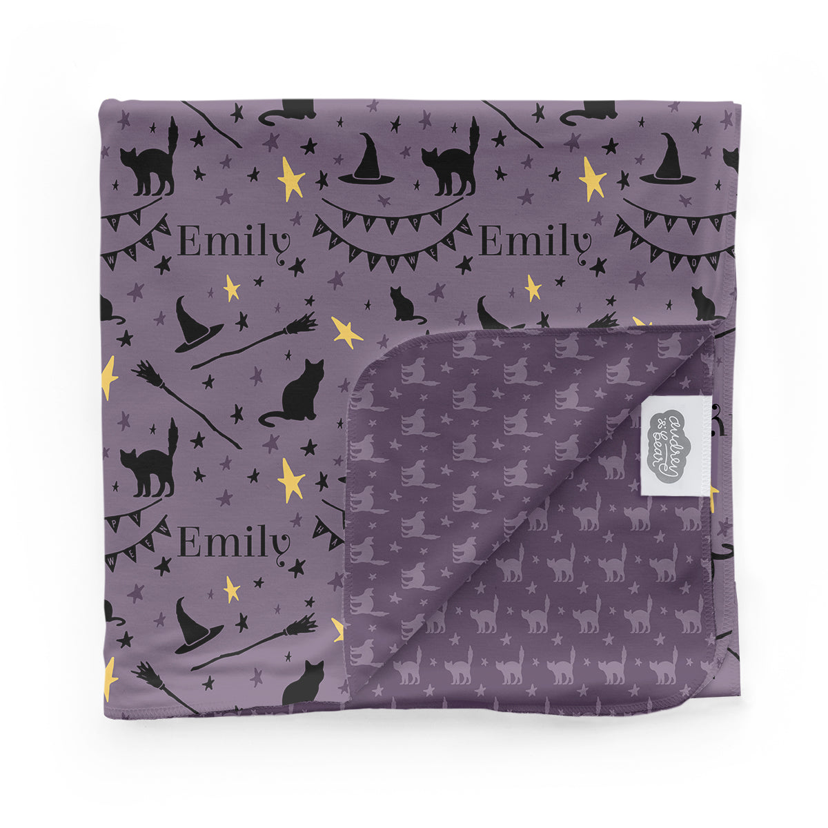 Personalized Newborn Bundle | Witches Cat