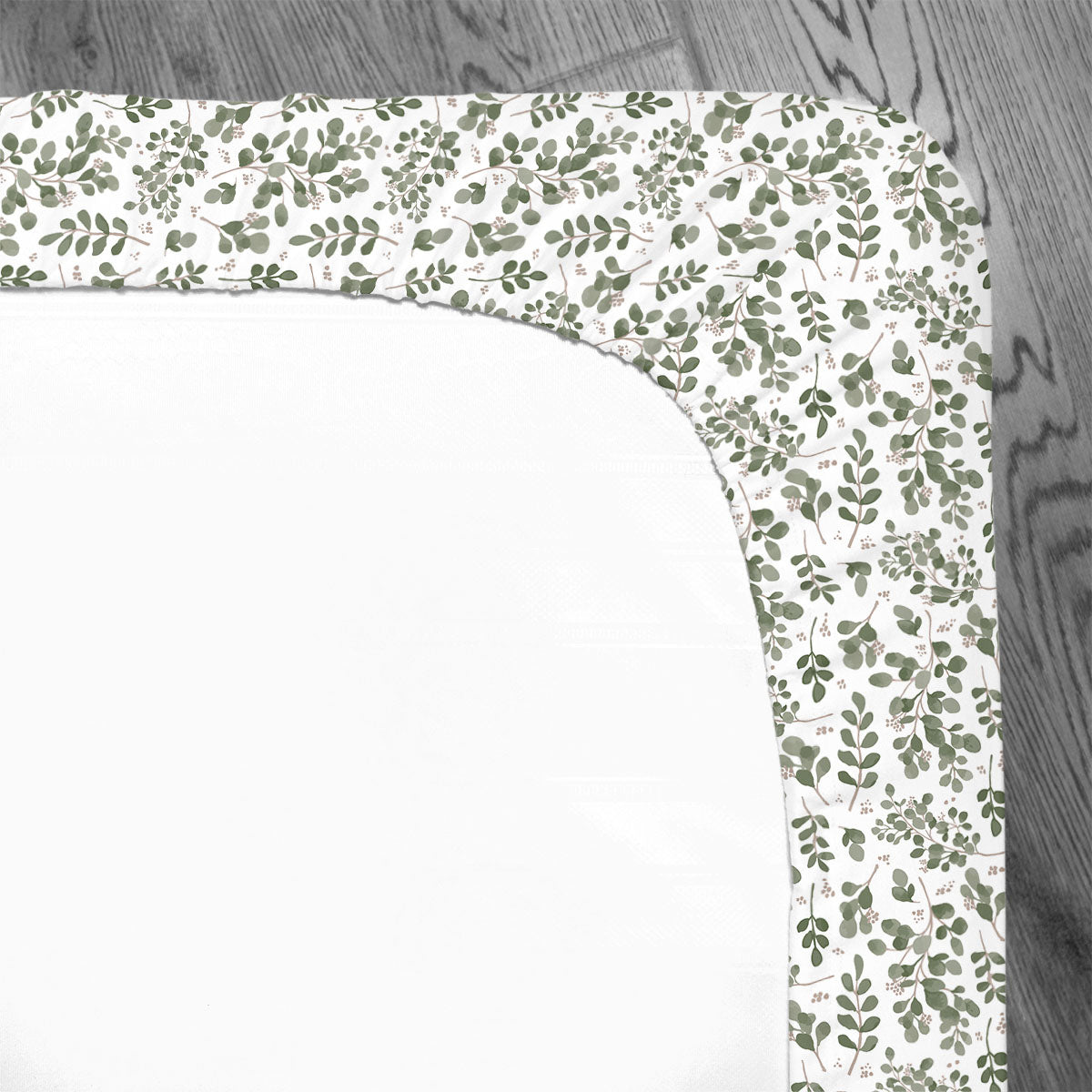 Crib Sheet | Farmhouse Greenery