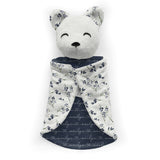 Personalized Bear Lovey | Blueberry Blossoms