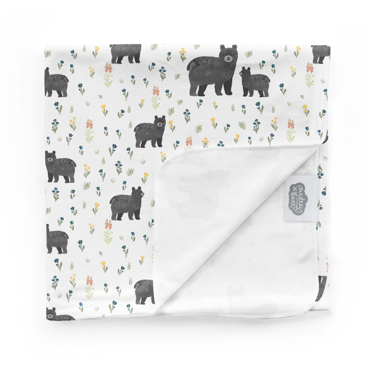 Swaddle Blanket | Baby Bear Meadow
