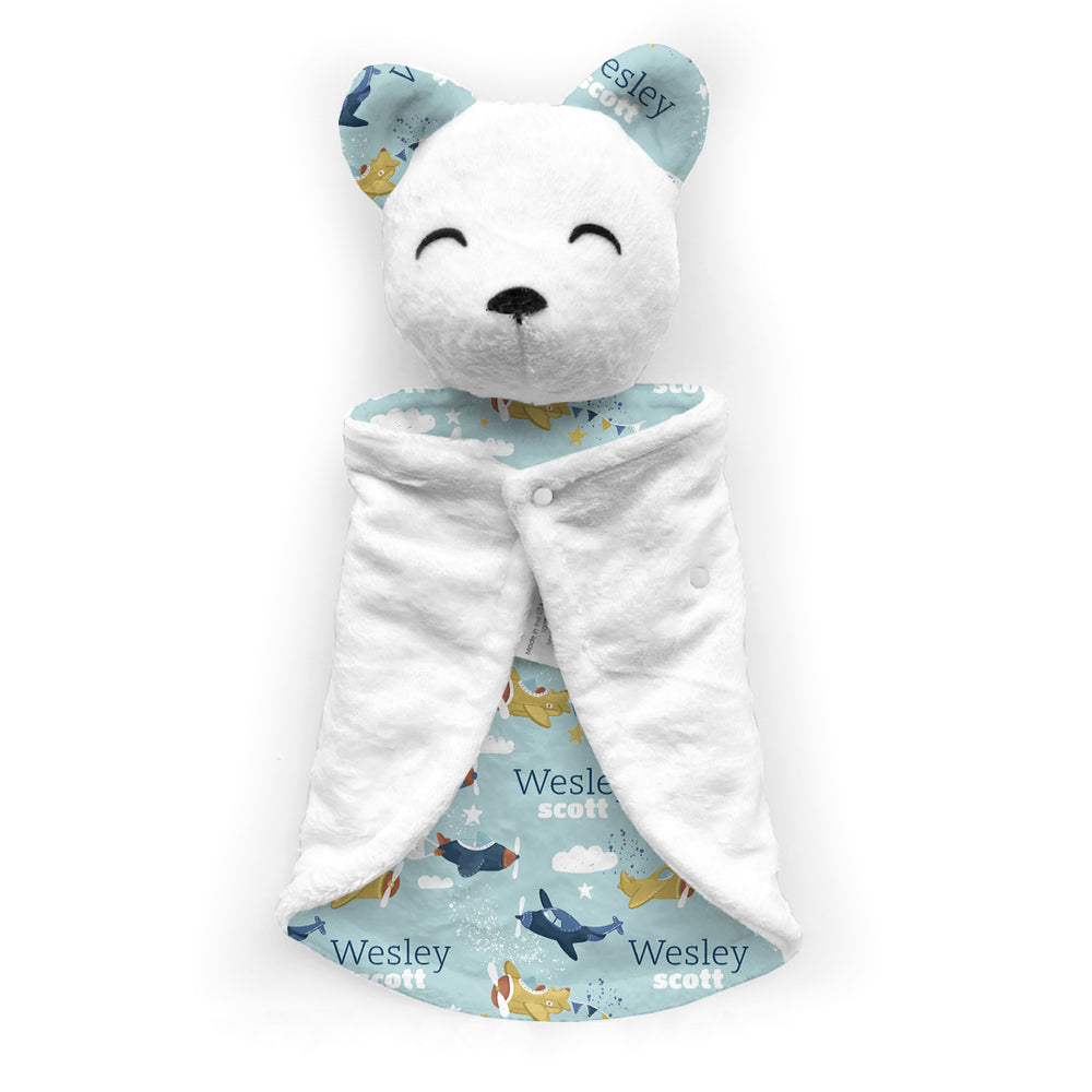 Personalized Bear Lovey | Fly High