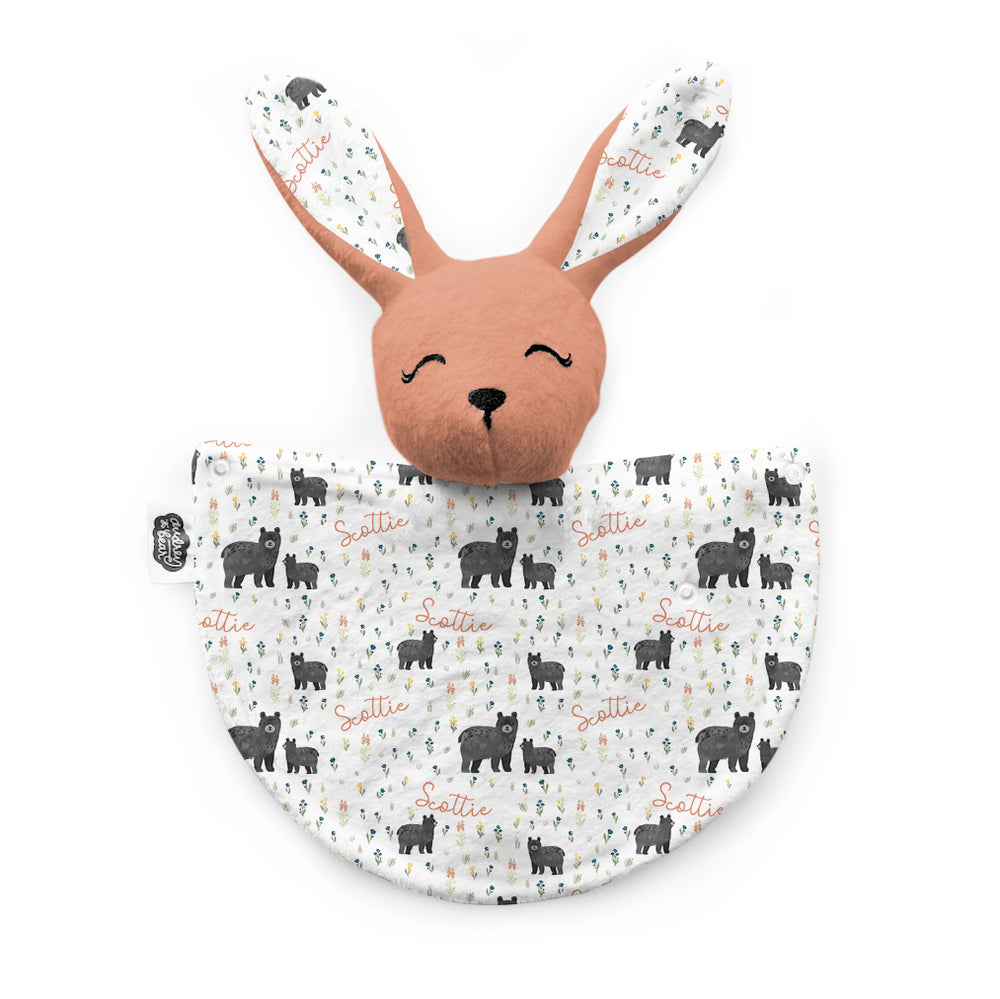 Personalized Bunny Lovey | Baby Bear Meadow