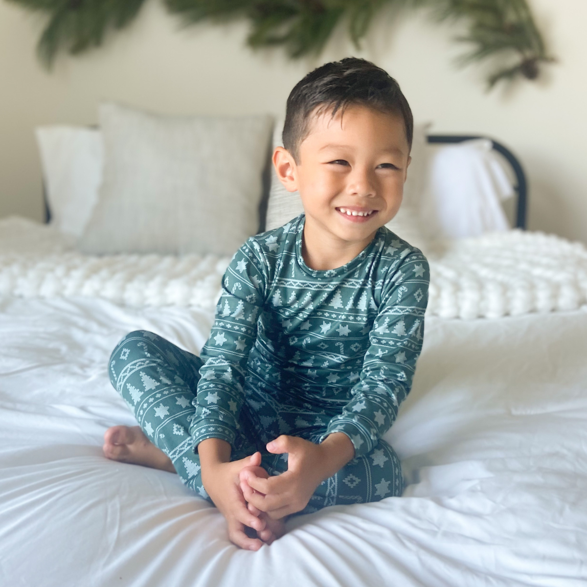 Cloudwear {Baby + Kids Loungewear} | Dark Emerald Sweater Perfection