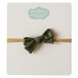 Tiny Everyday Bow | Forest Green