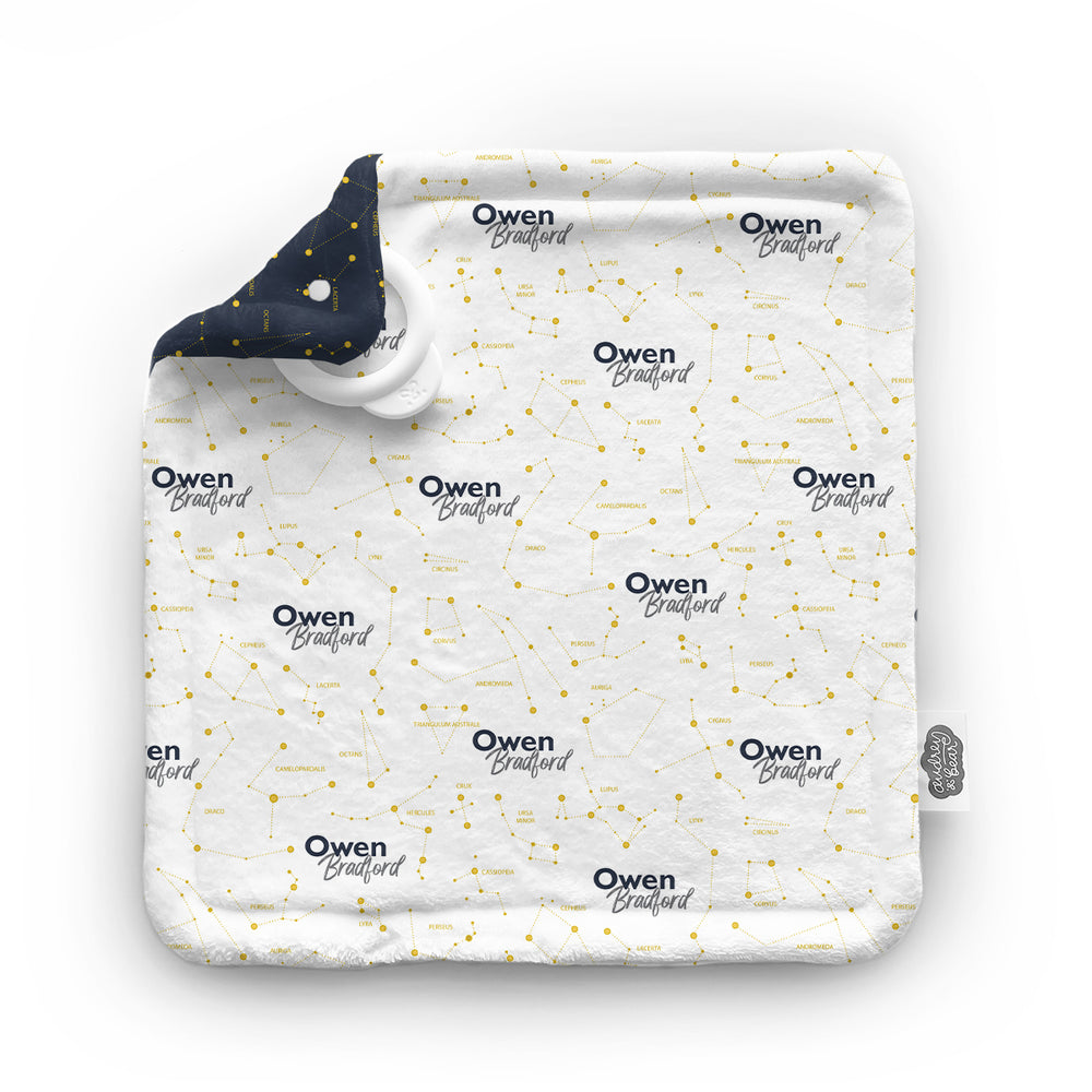 Personalized Minky Lovey | Captivating Constellations