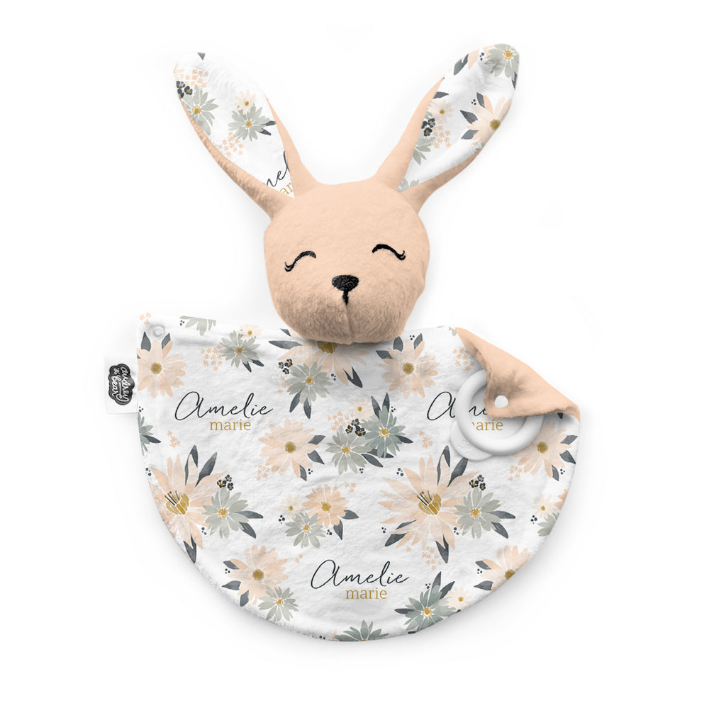 Personalized Bunny Lovey | Blooming Spring