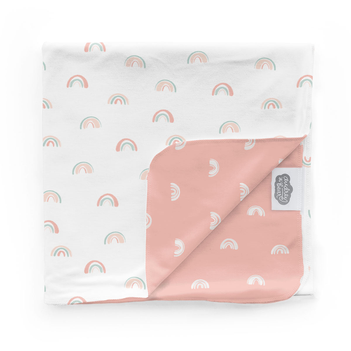 Swaddle Blanket | Pastel Rainbows