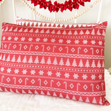 Pillow Case | Brick Red Sweater Perfection